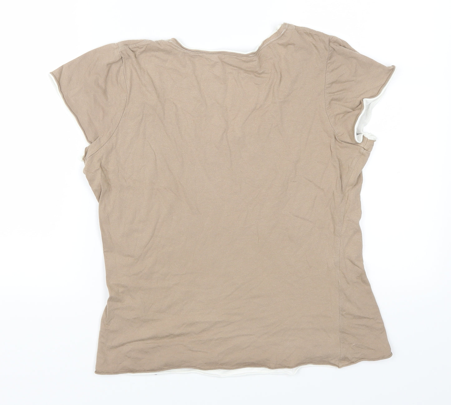 Boden Womens Brown   Basic T-Shirt Size 12