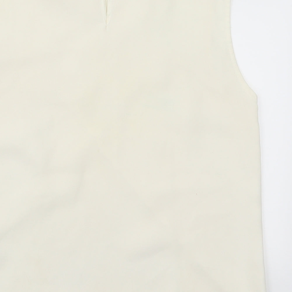 H&M Womens Beige   Basic T-Shirt Size 6