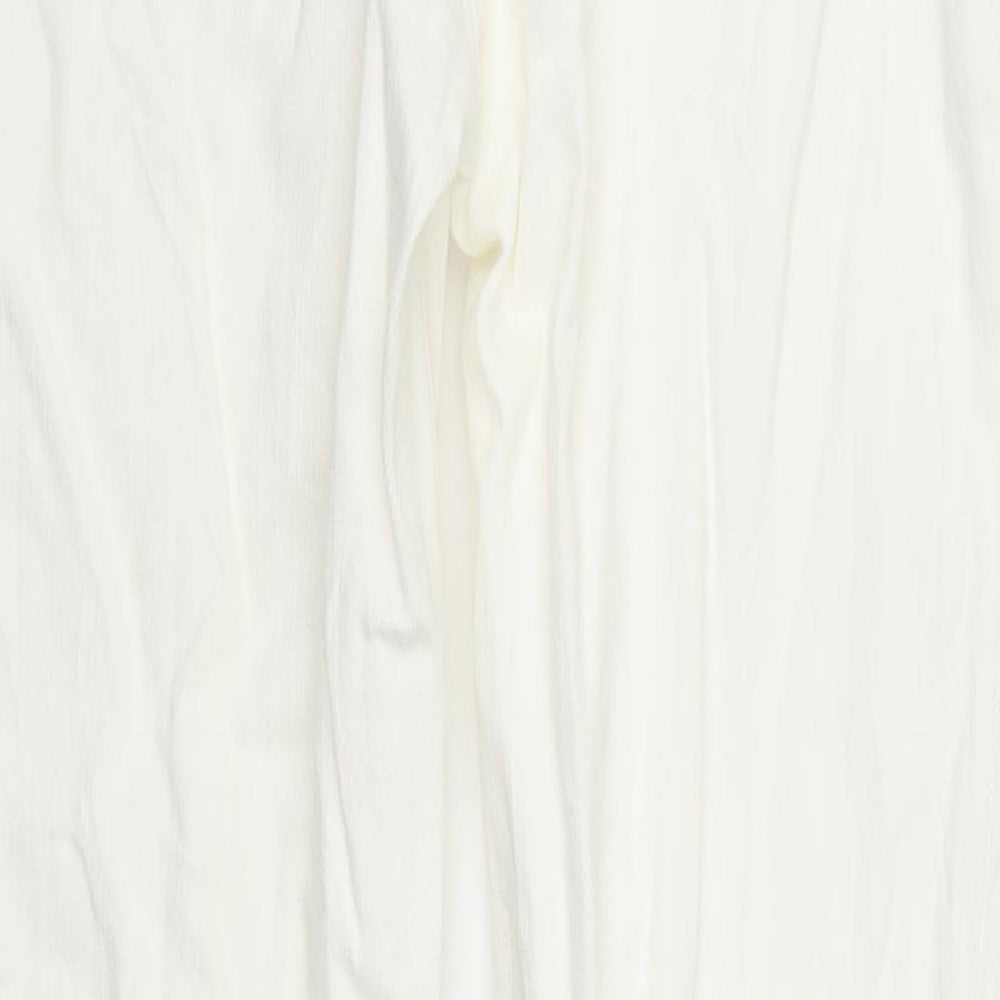Marks and Spencer Womens White  Denim Bootcut Jeans Size 10 L29 in