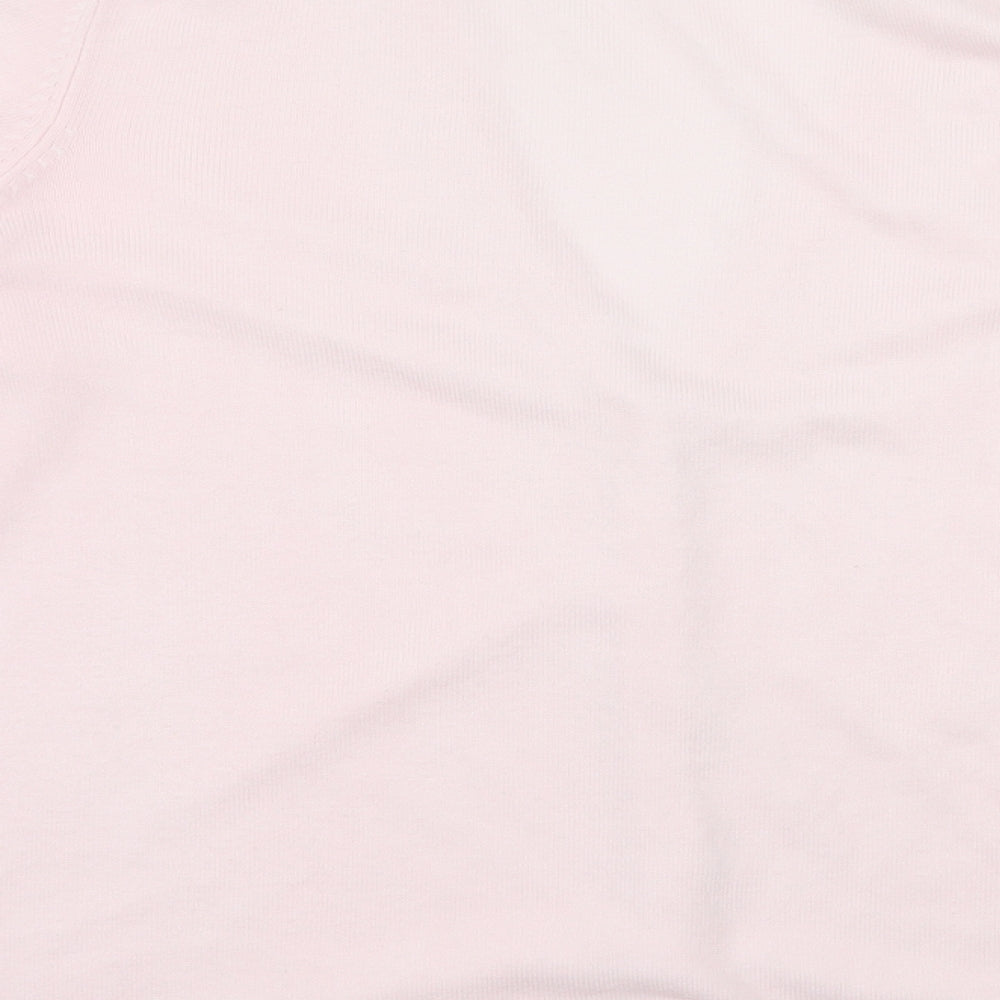 Bonmarché Womens Pink  Knit Cardigan Jumper Size M