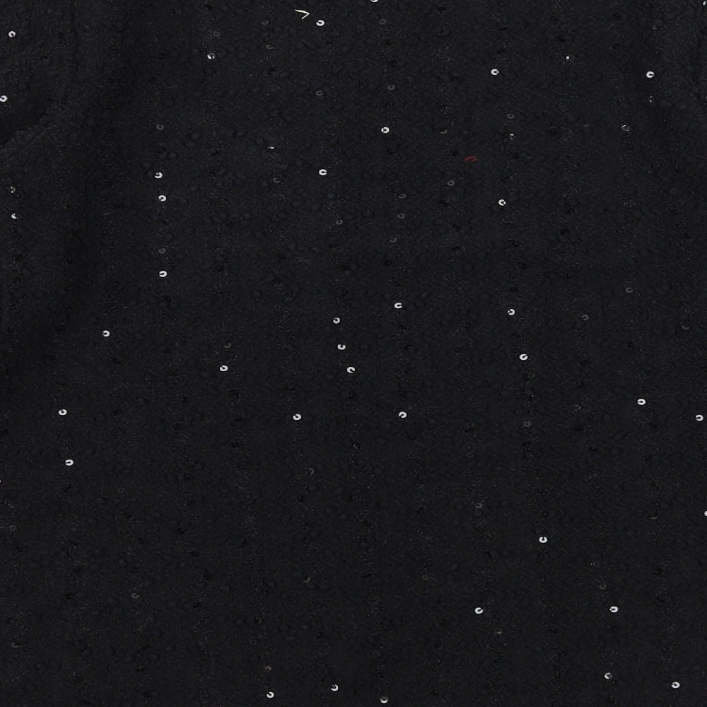 Select Womens Black  Knit Cardigan Jumper Size 10