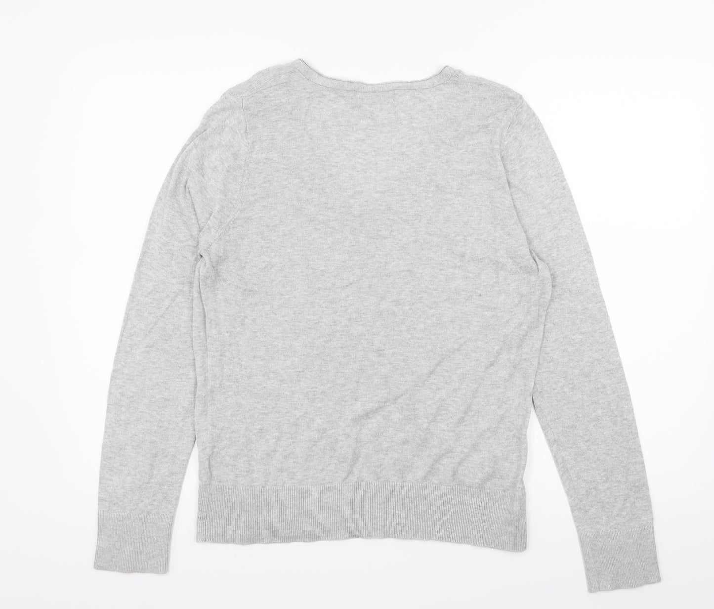 Marks and Spencer Womens Grey  Knit Pullover Jumper Size 16