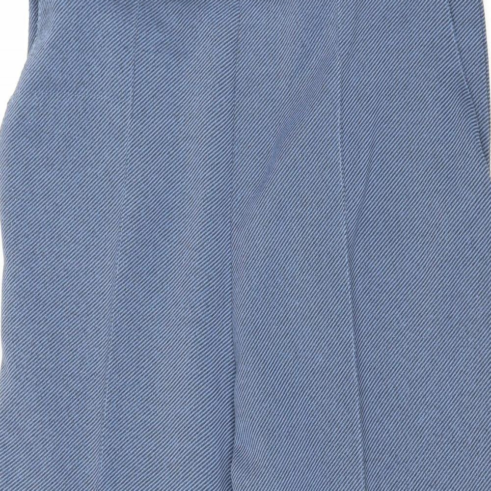Preworn Womens Blue Striped  Trousers  Size 36 in L25 in