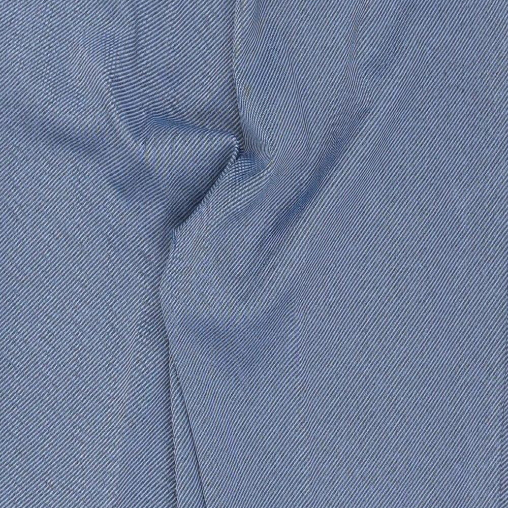 Preworn Womens Blue Striped  Trousers  Size 36 in L25 in