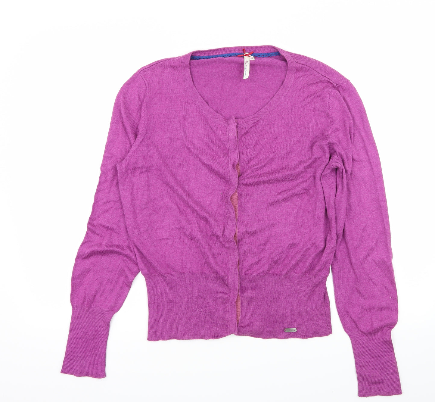 NEXT Womens Purple  Knit Cardigan Jumper Size L
