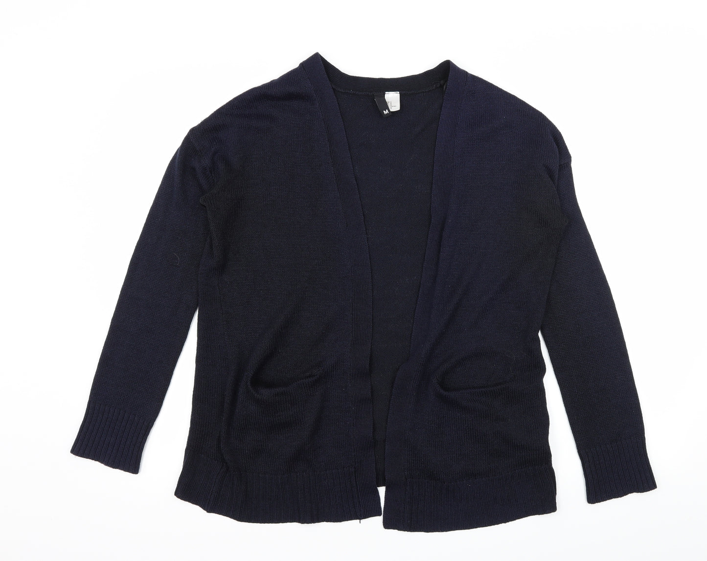 Divided by H&M Womens Blue  Knit Cardigan Jumper Size M