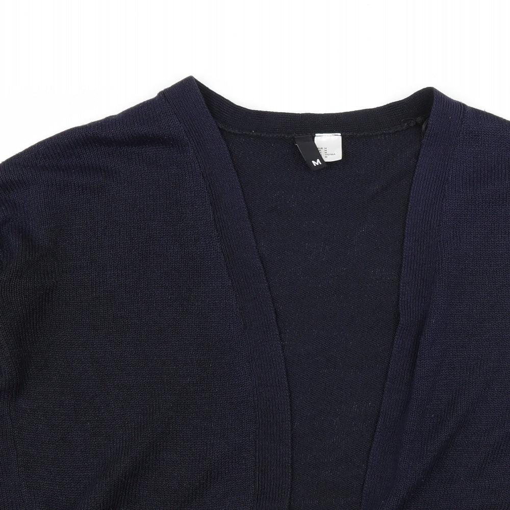 Divided by H&M Womens Blue  Knit Cardigan Jumper Size M