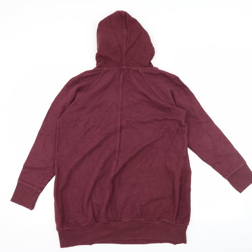 NEXT Womens Purple  Jersey Pullover Hoodie Size 10
