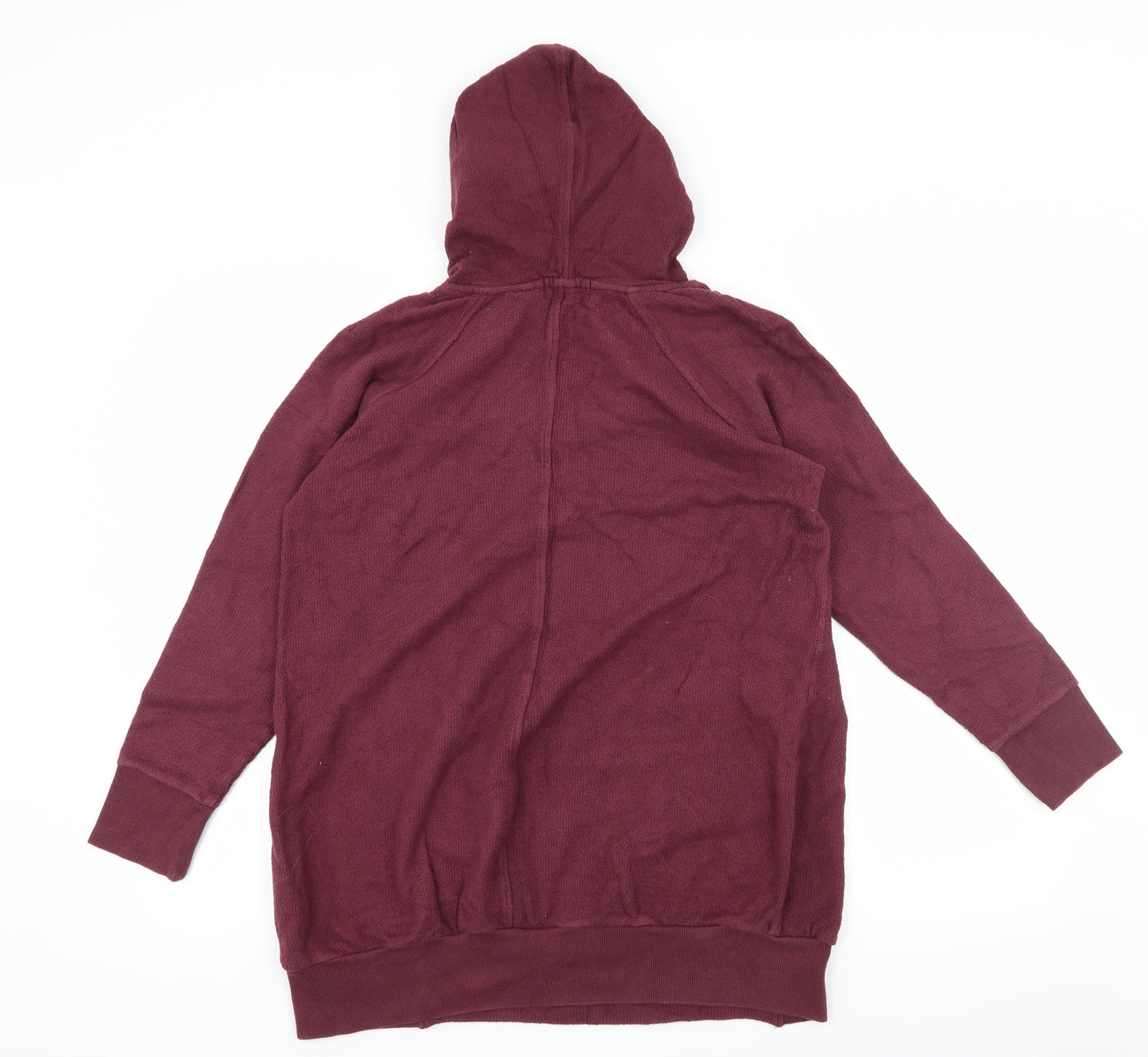 NEXT Womens Purple  Jersey Pullover Hoodie Size 10