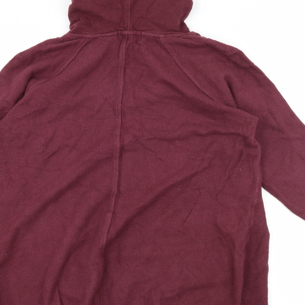 NEXT Womens Purple  Jersey Pullover Hoodie Size 10