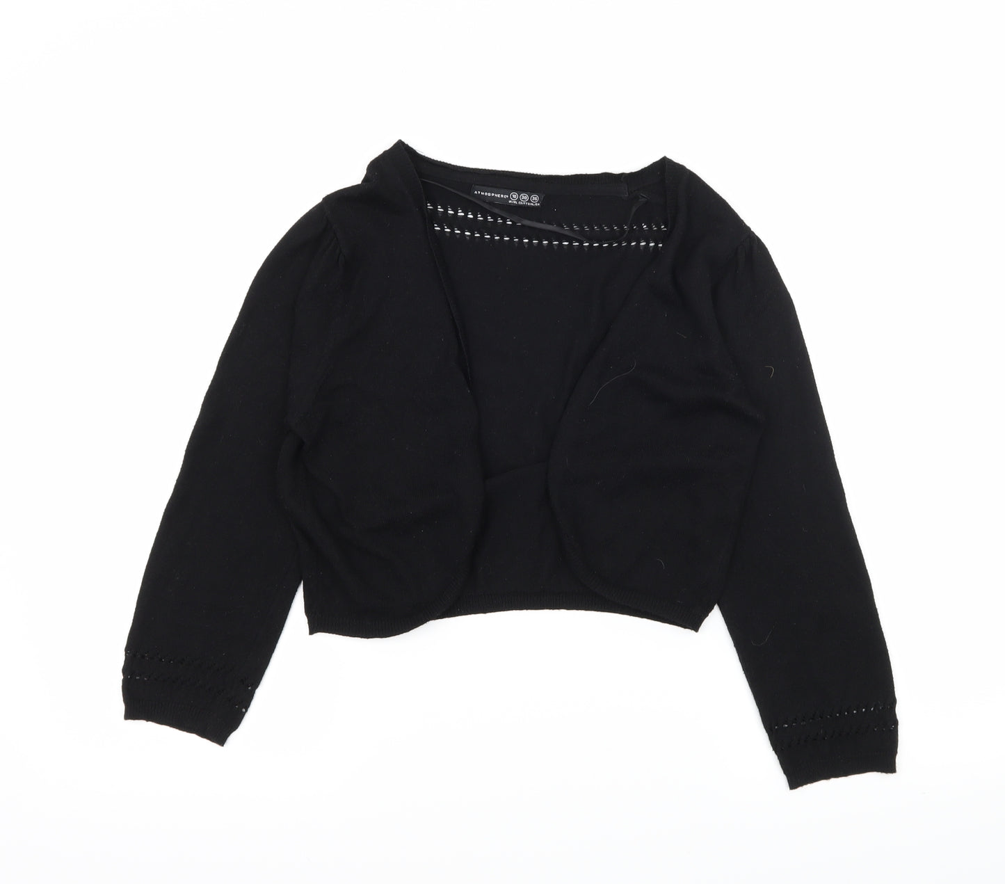 Atmosphere Womens Black  Knit Cardigan Jumper Size 10
