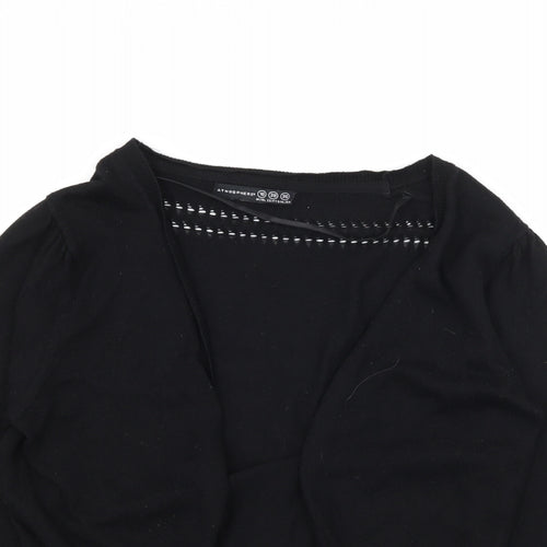 Atmosphere Womens Black  Knit Cardigan Jumper Size 10