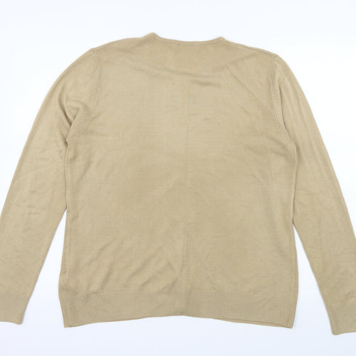 Marks and Spencer Womens Brown  Knit Cardigan Jumper Size 12