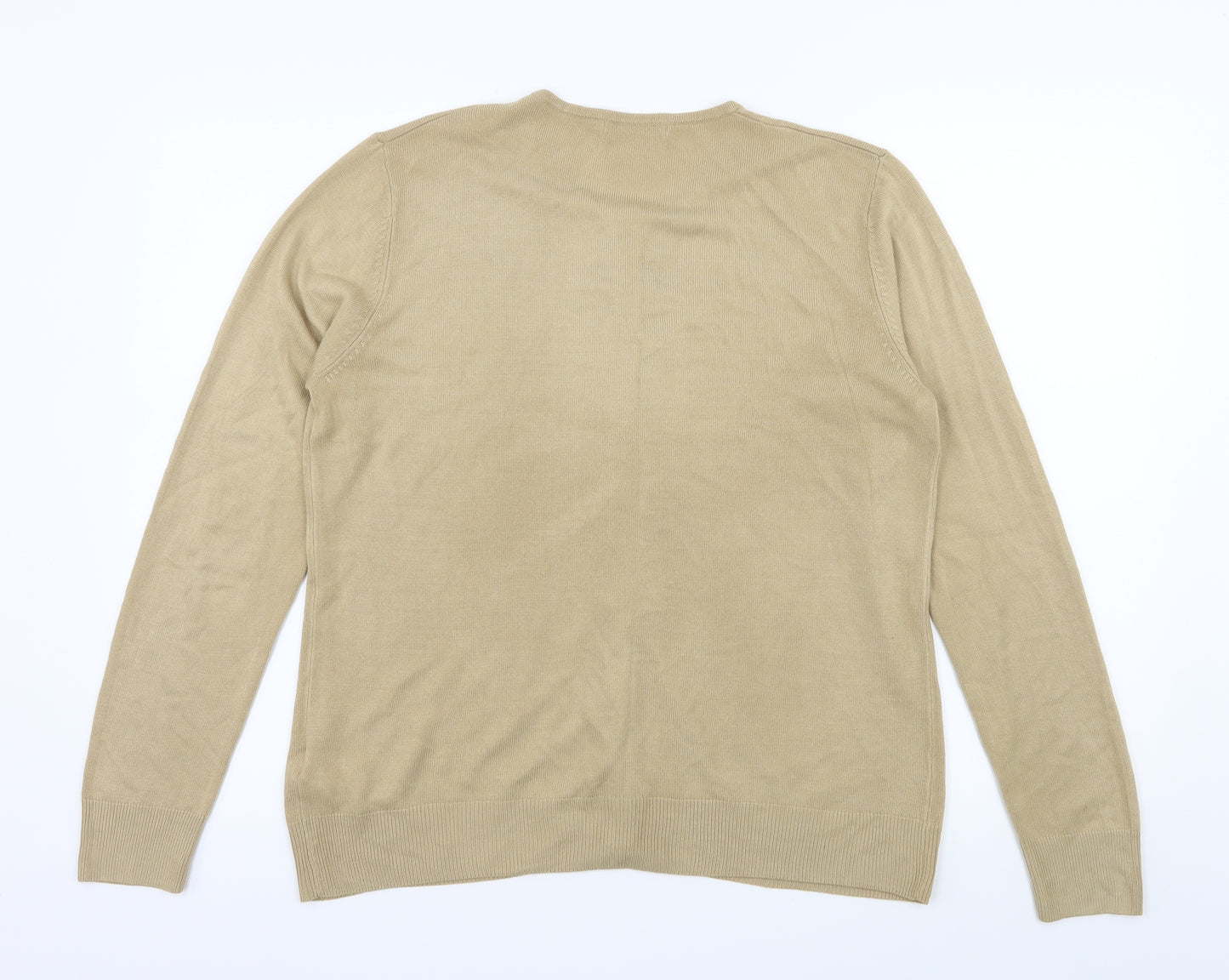 Marks and Spencer Womens Brown  Knit Cardigan Jumper Size 12