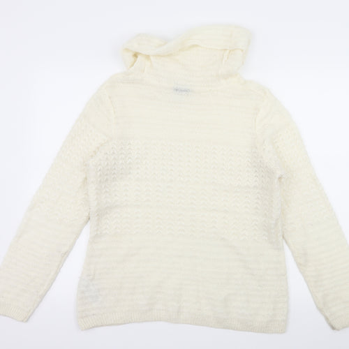 TU Womens Ivory  Knit Pullover Jumper Size 16