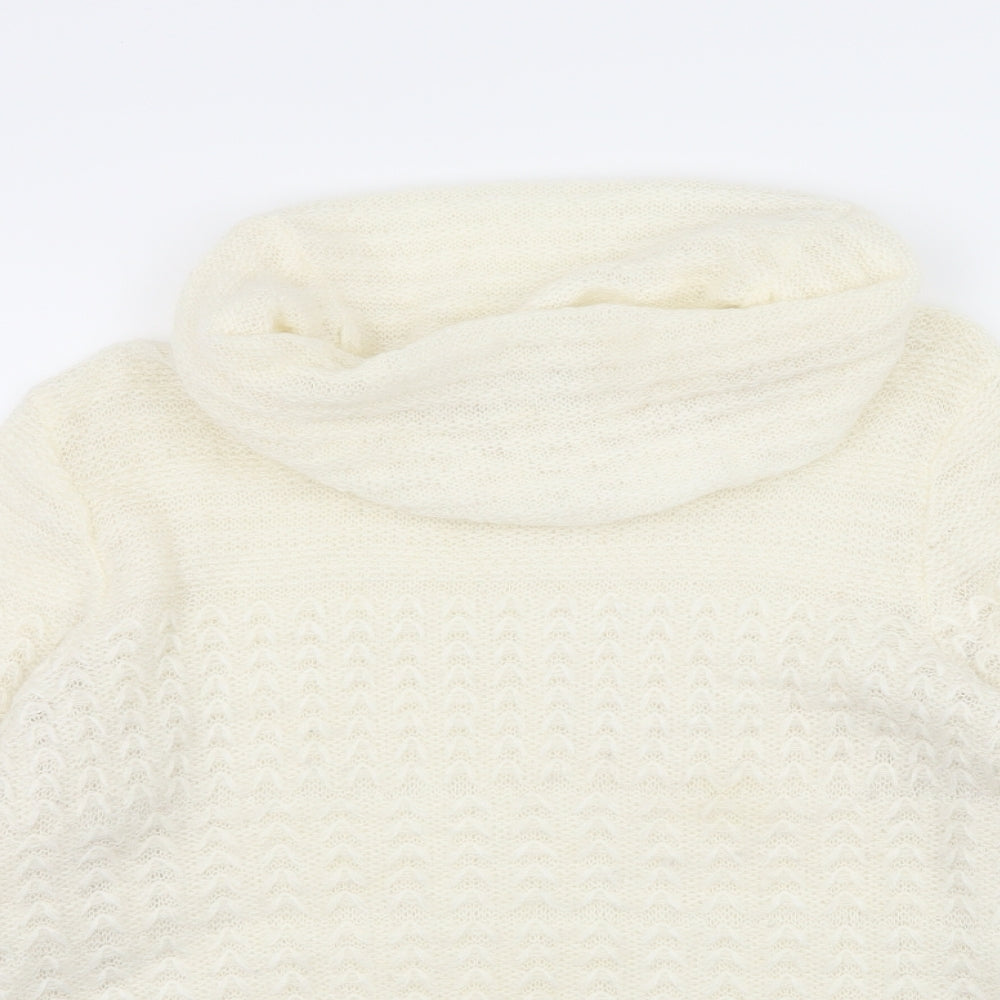 TU Womens Ivory  Knit Pullover Jumper Size 16