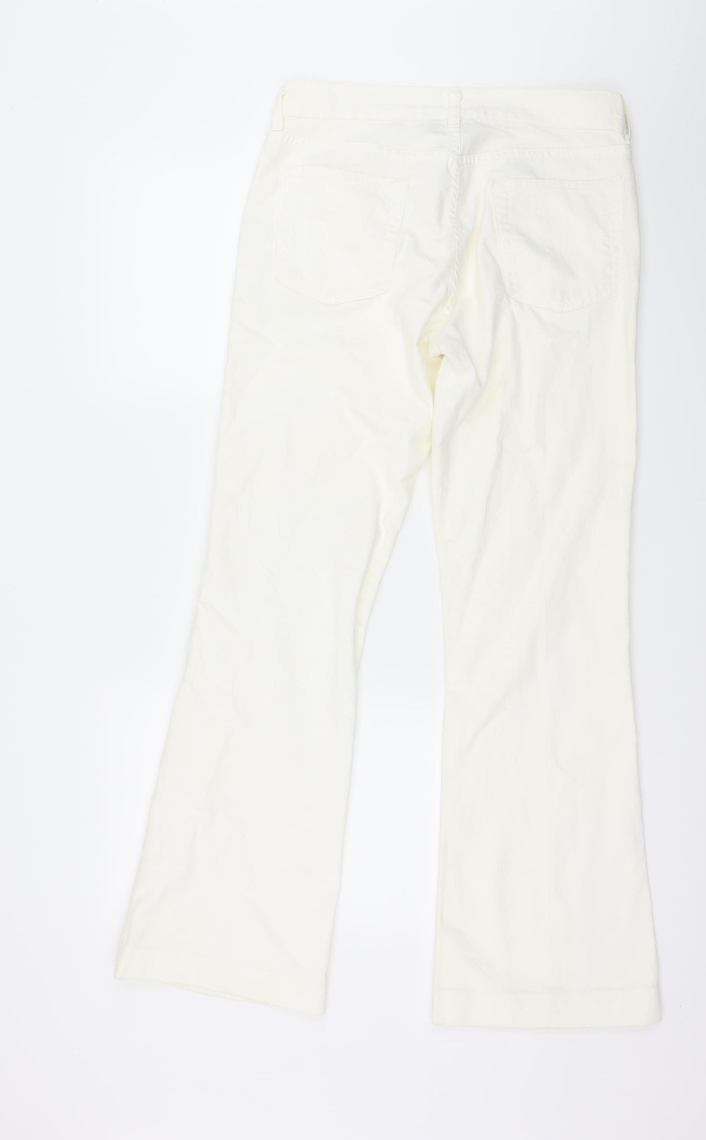 Principles Womens Ivory  Denim Bootcut Jeans Size 12 L30 in