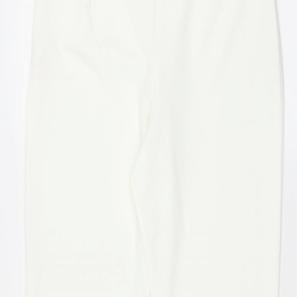 Missy Empire Womens White    Trousers Size 10 L33 in