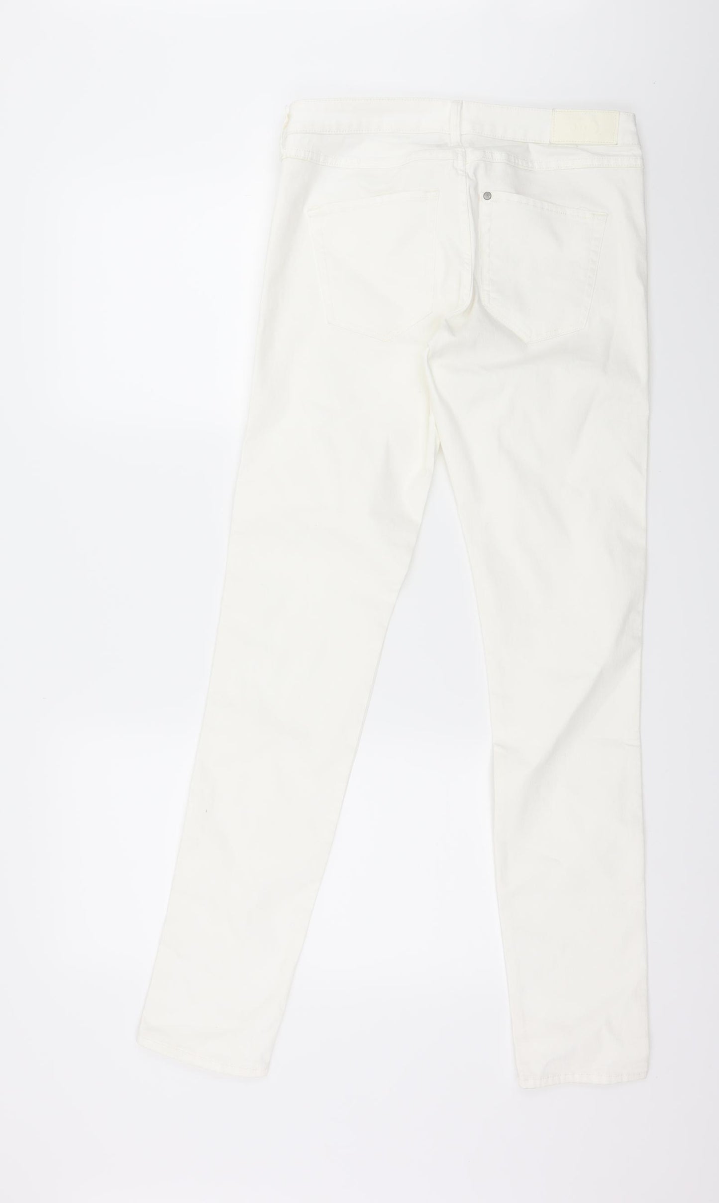 H&M Womens White  Denim Skinny Jeans Size 29 in L32 in