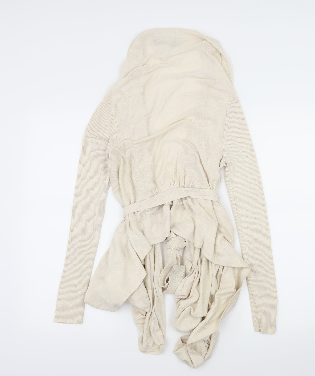 BCBG Maxazria Womens Ivory  Knit Cardigan Jumper Size M