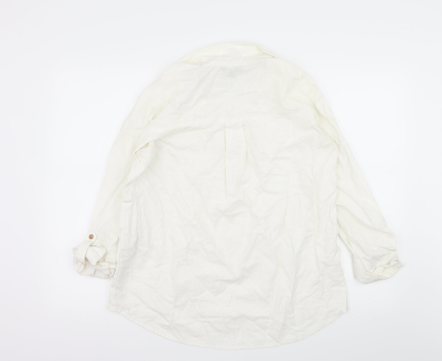 New Look Womens White   Basic Blouse Size 10