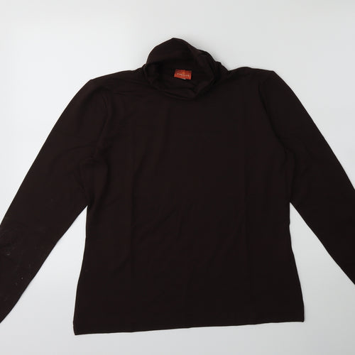 cryillus Womens Brown   Basic T-Shirt Size L