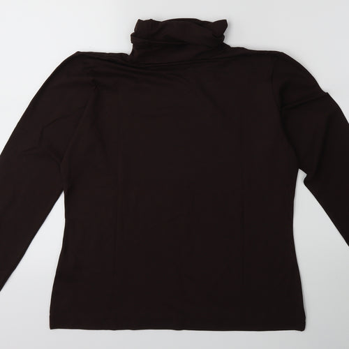 cryillus Womens Brown   Basic T-Shirt Size L