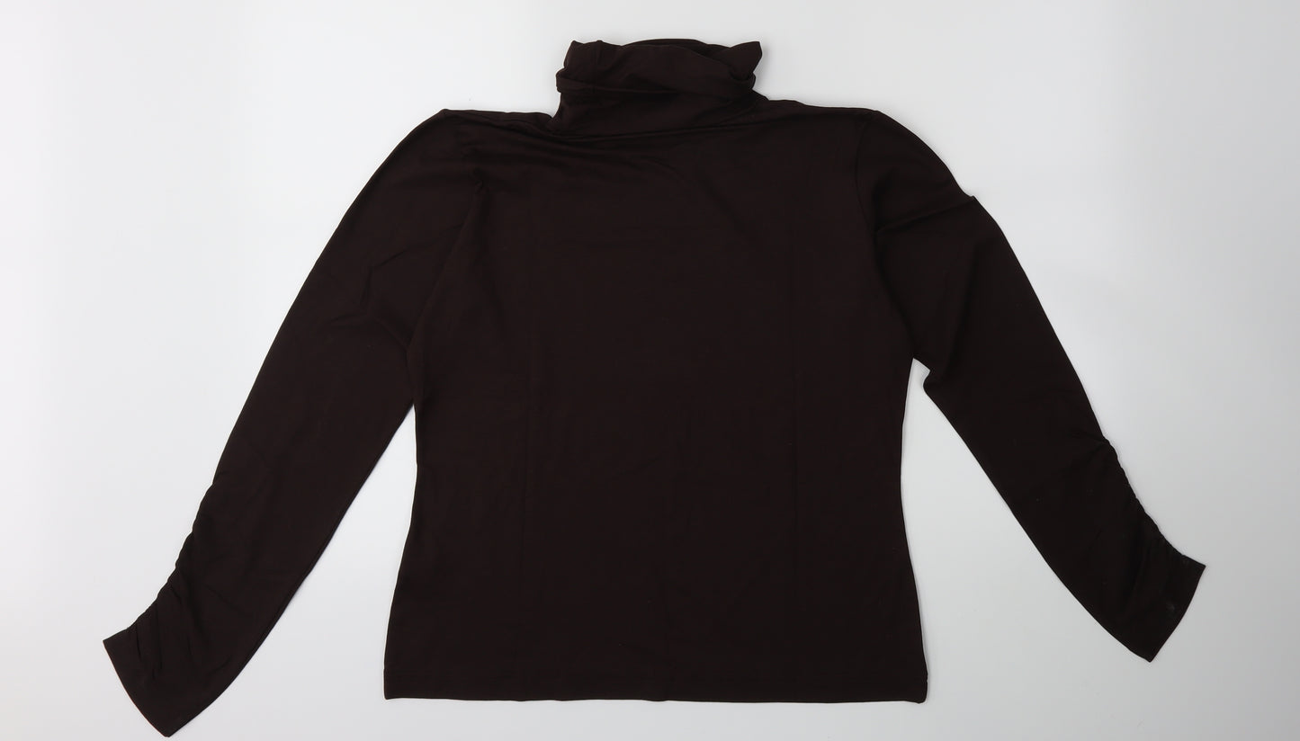cryillus Womens Brown   Basic T-Shirt Size L