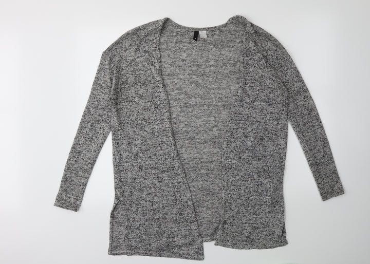 H&M Womens Grey Knit Cardigan Jumper Size S