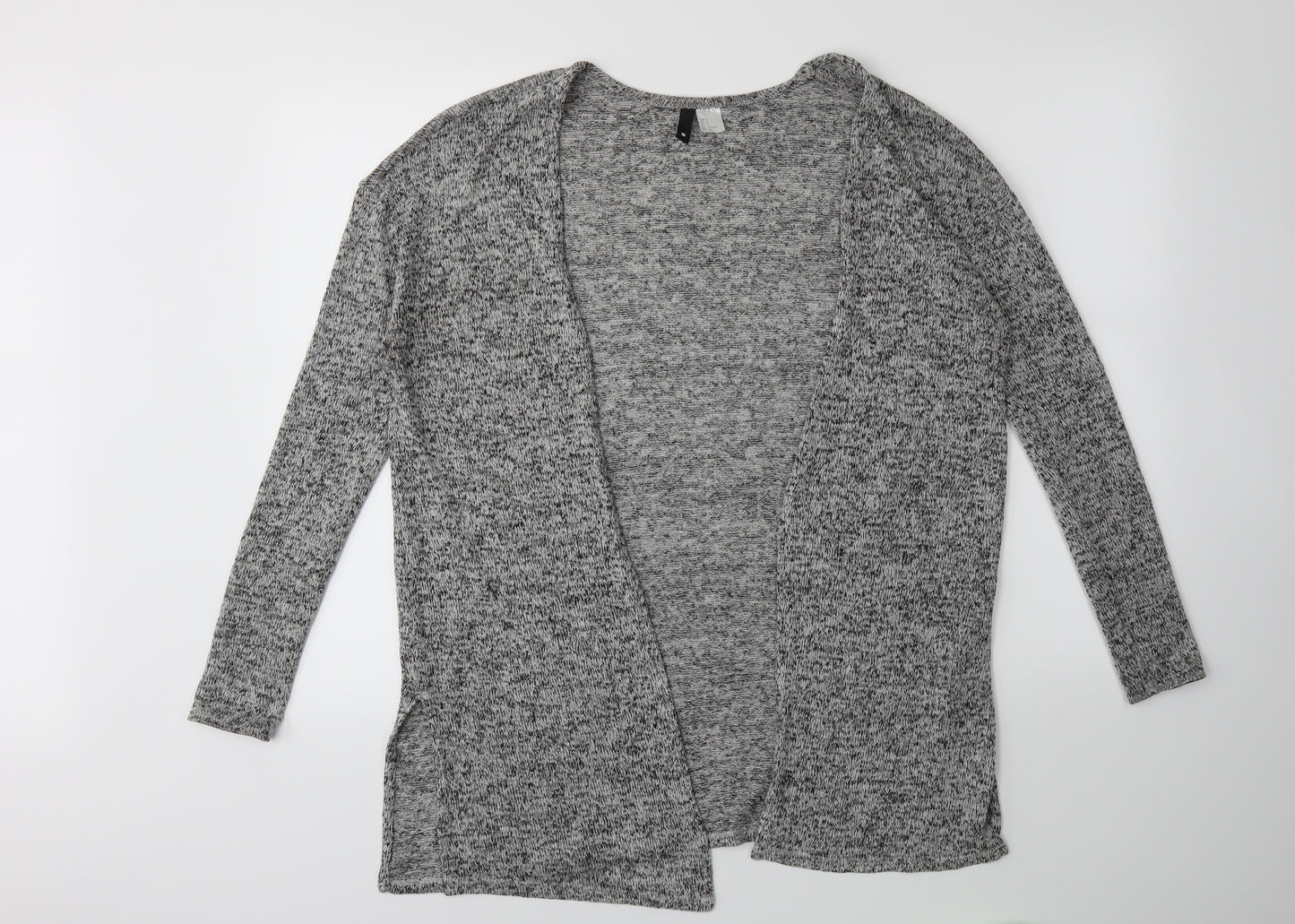 H&M Womens Grey  Knit Cardigan Jumper Size S