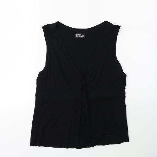 Sasha Womens Black   Basic Tank Size 12