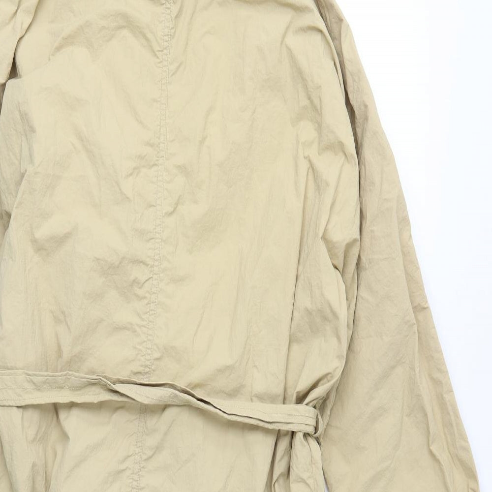 Zara Womens Beige   Trench Coat Coat Size M