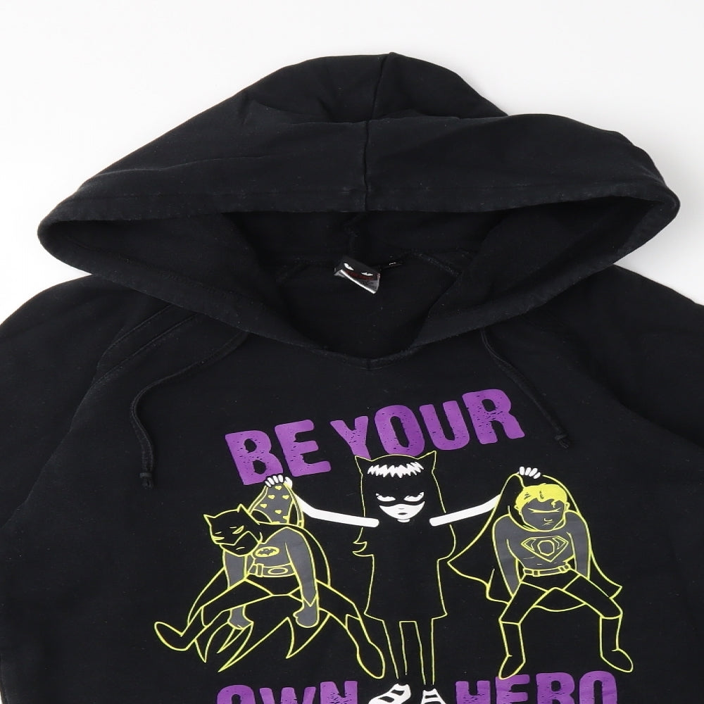 Emily the Strange Womens Black   Pullover Hoodie Size M
