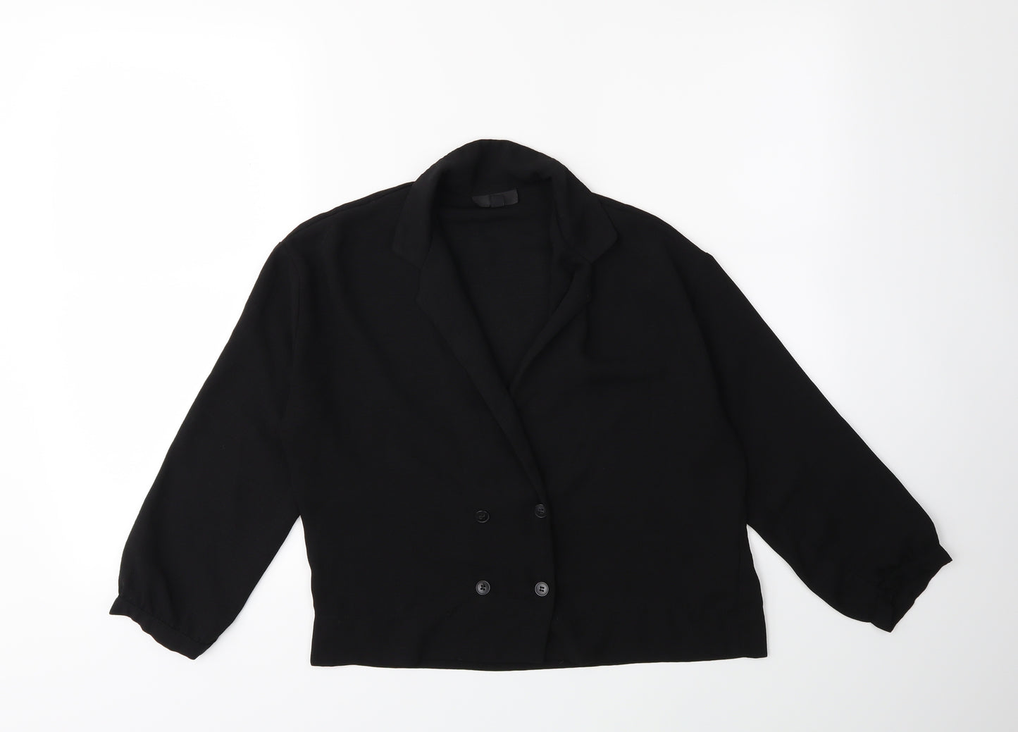 Topshop Womens Black   Basic Blouse Size 8