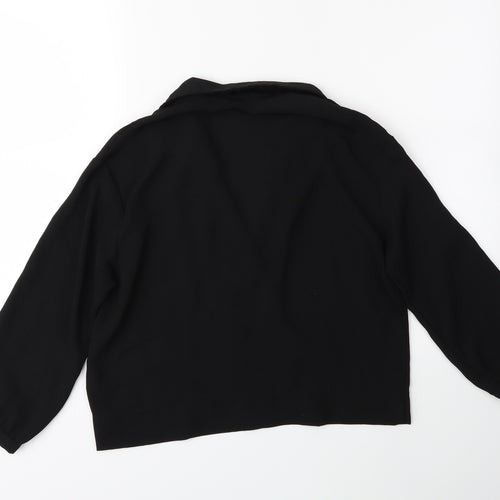 Topshop Womens Black   Basic Blouse Size 8