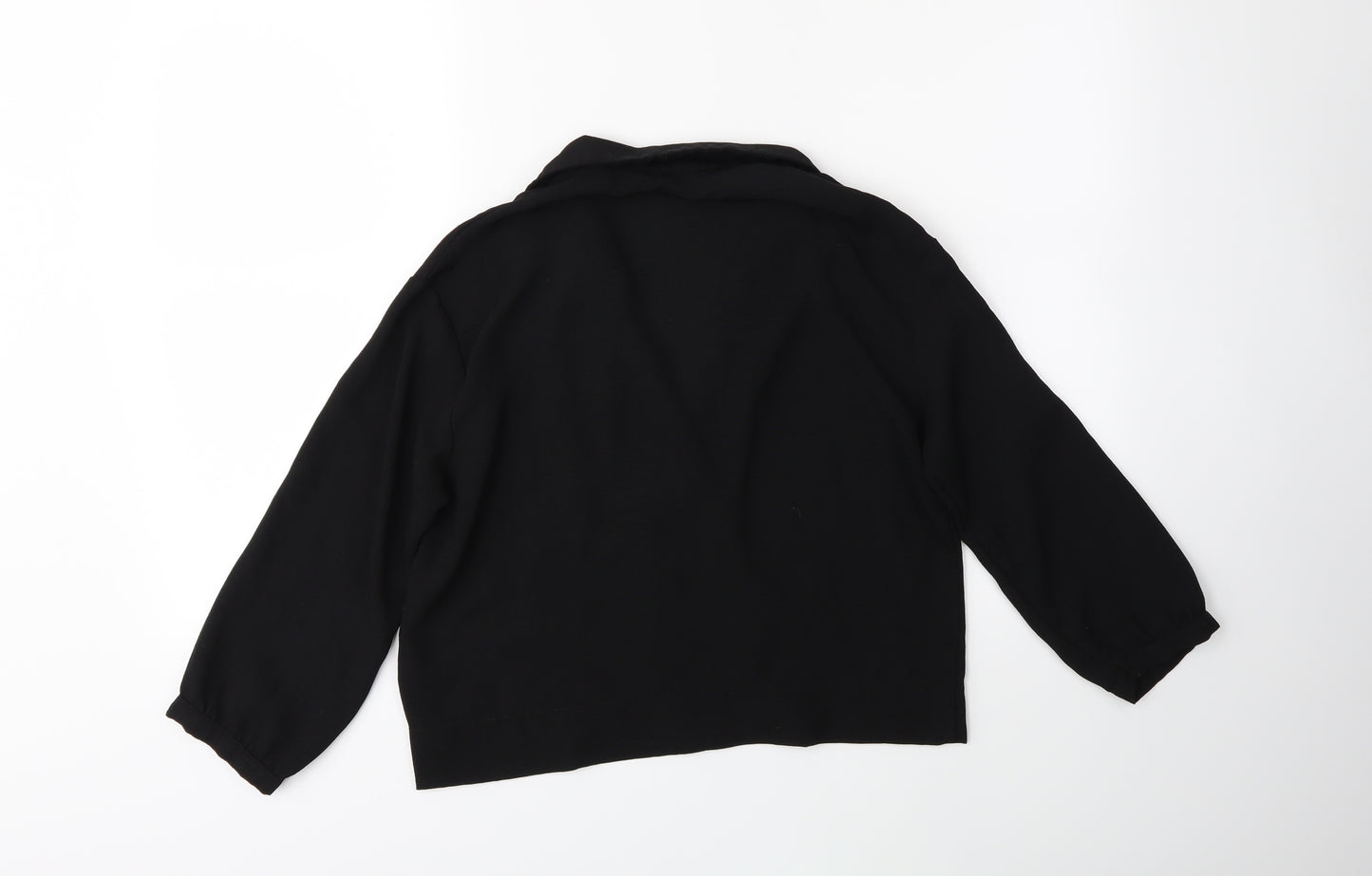 Topshop Womens Black   Basic Blouse Size 8