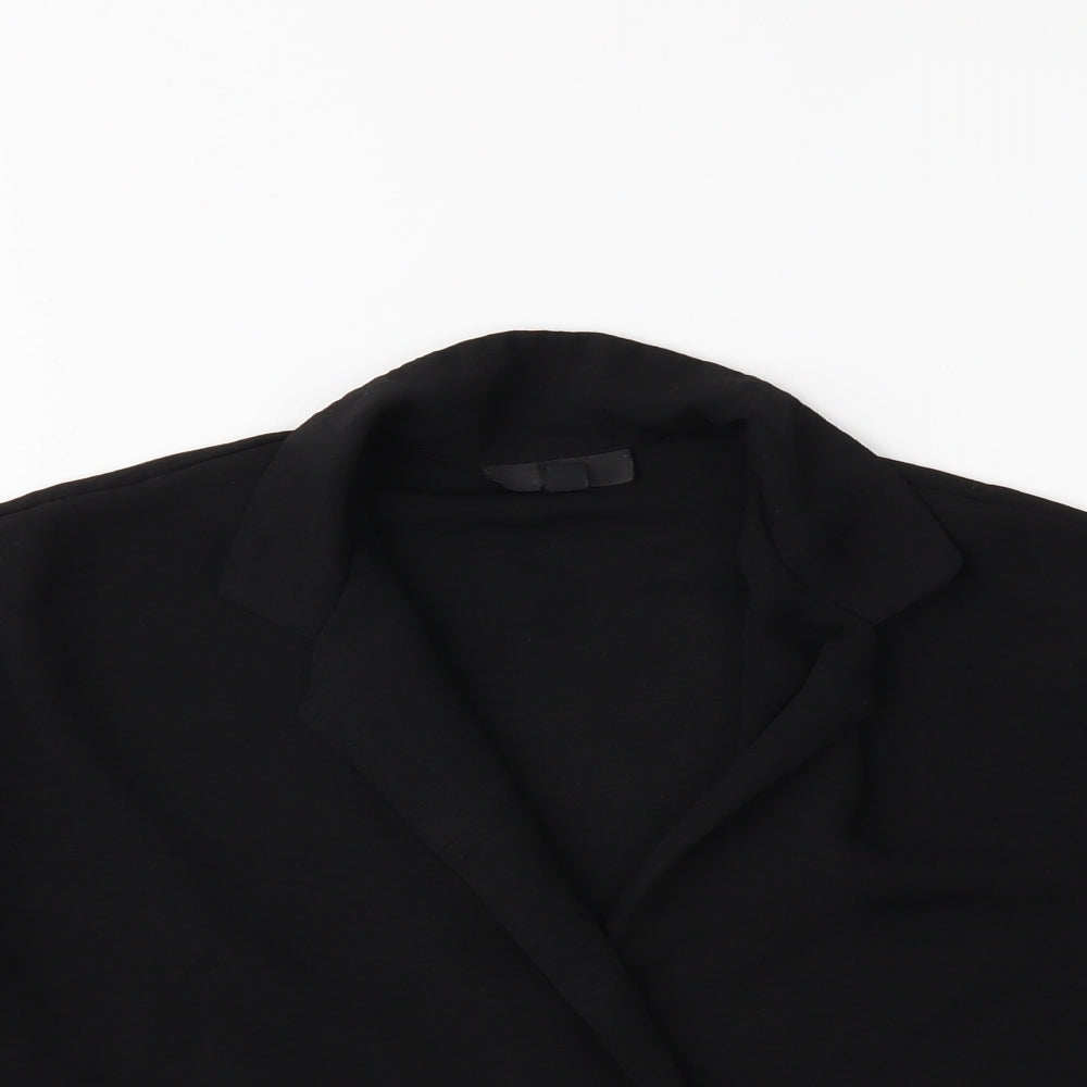 Topshop Womens Black   Basic Blouse Size 8