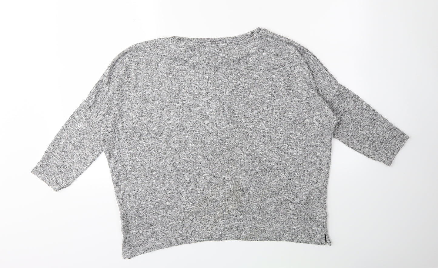 Primark Womens Grey  Knit Pullover Jumper Size 10
