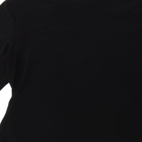 Preworn Womens Black   Basic T-Shirt Size XL