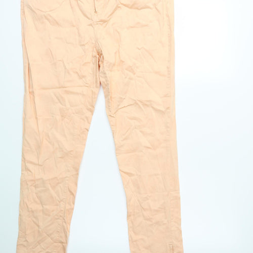 TEX Womens Pink Floral  Skinny Jeans  L32 in