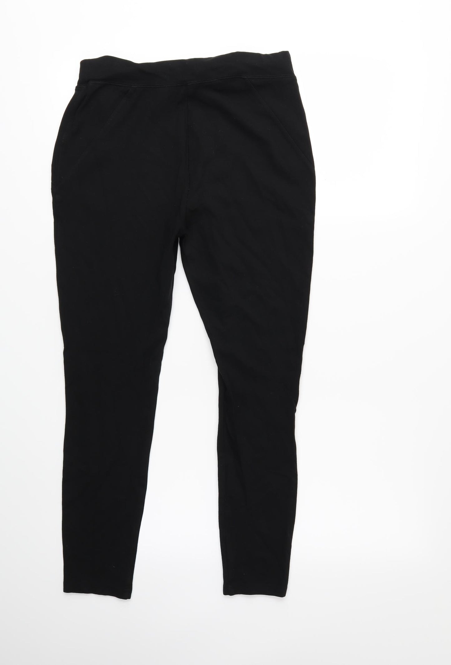 New Look Womens Black   Capri Leggings Size 12 L25 in
