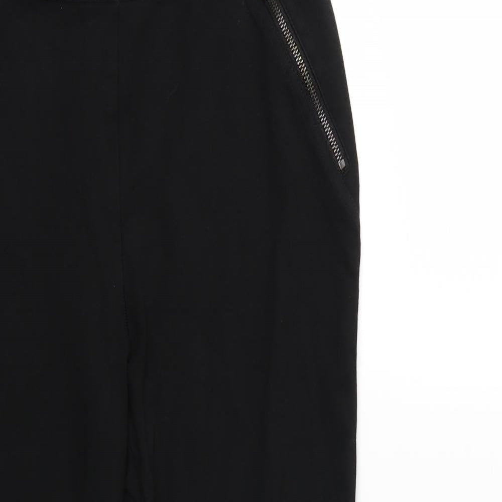 New Look Womens Black   Capri Leggings Size 12 L25 in