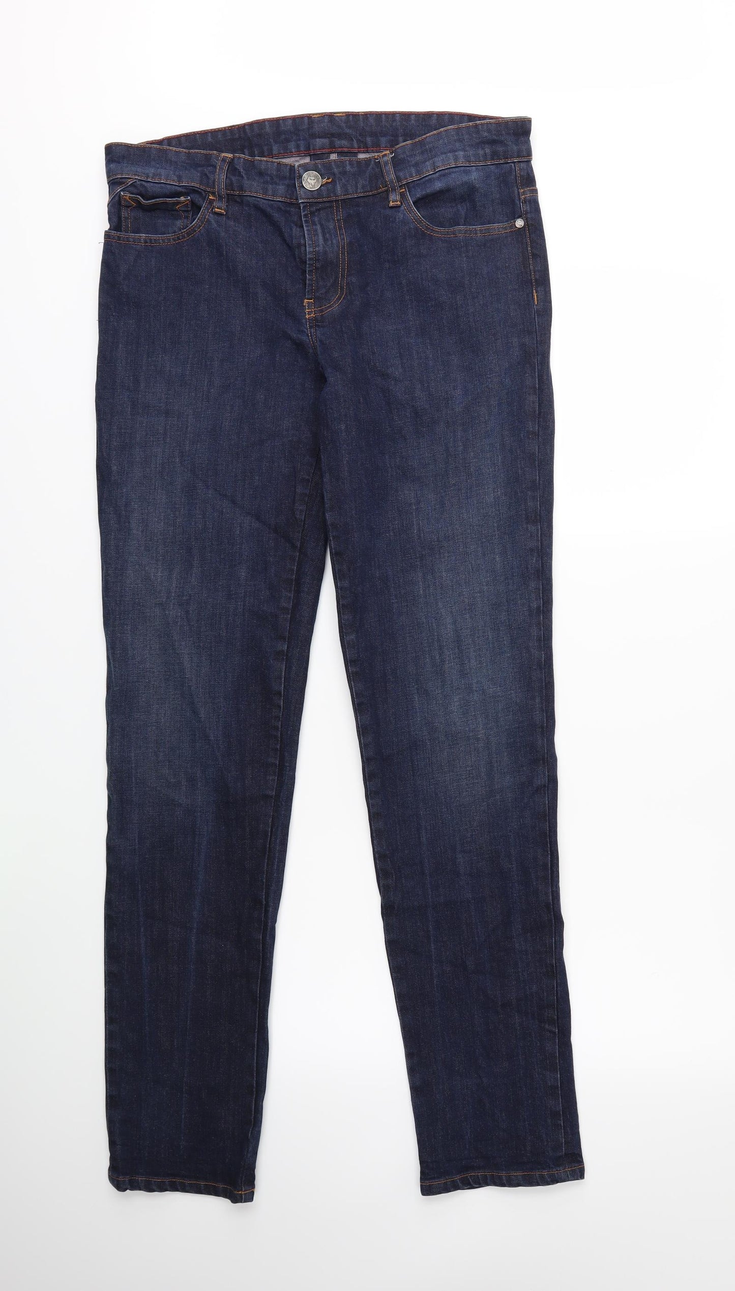Preworn Mens Blue  Denim Straight Jeans  L33 in