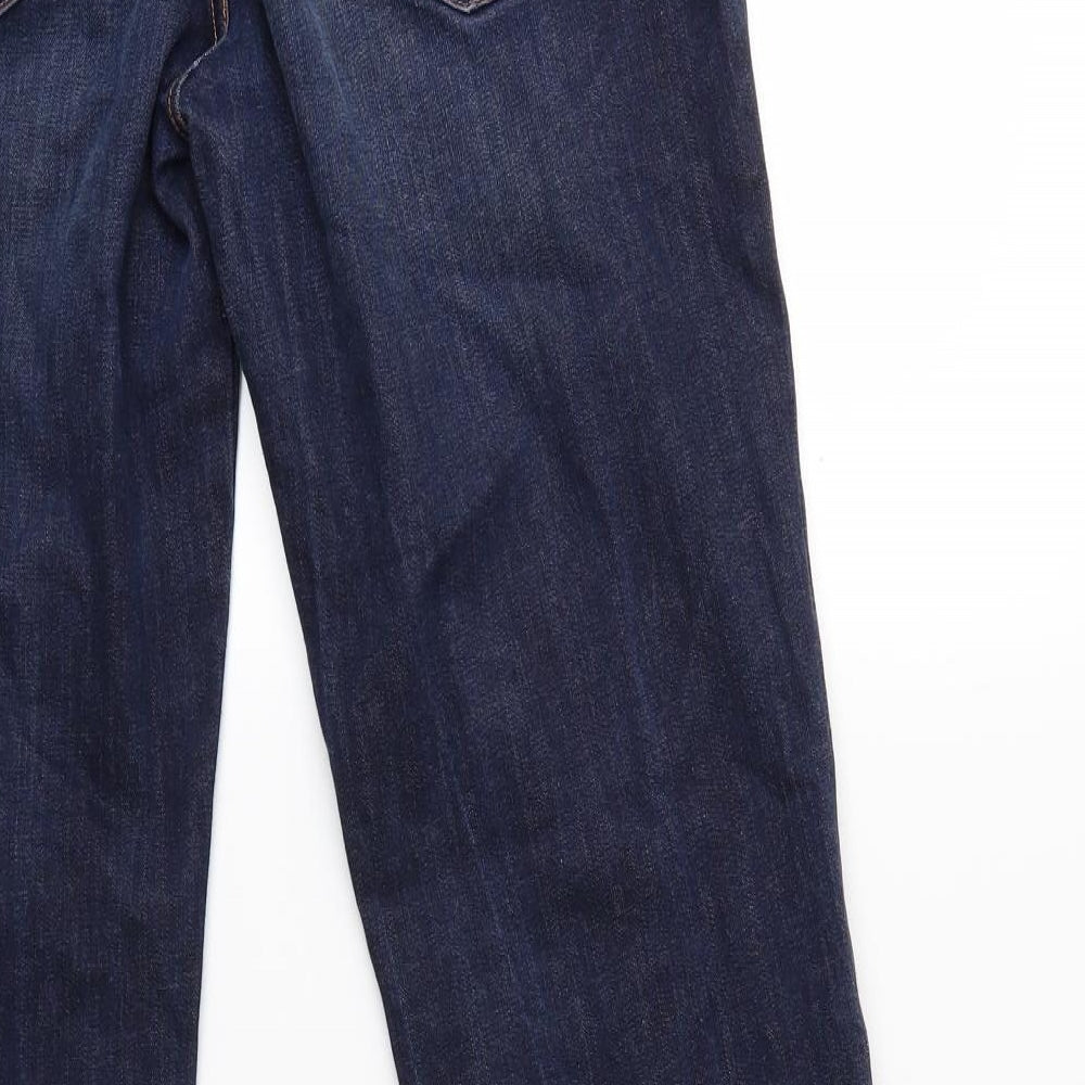 Preworn Mens Blue  Denim Straight Jeans  L33 in