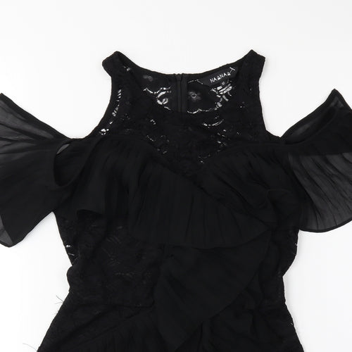 NaaNaa Womens Black   Playsuit One-Piece Size 10