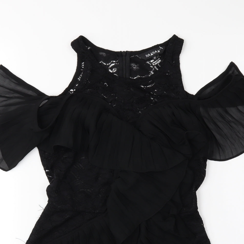 NaaNaa Womens Black   Playsuit One-Piece Size 10