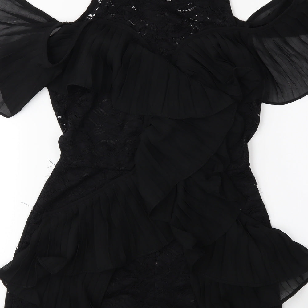 NaaNaa Womens Black   Playsuit One-Piece Size 10