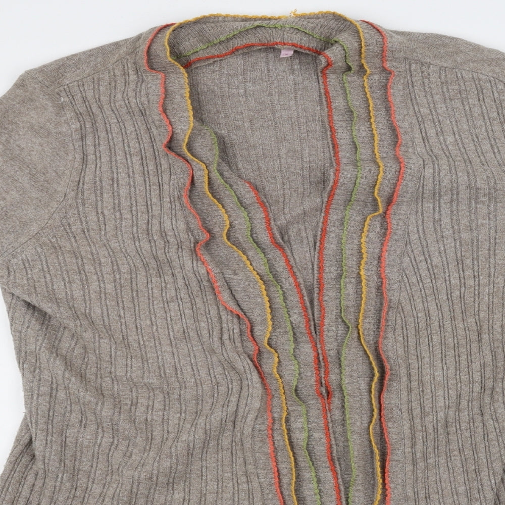 Per Una Womens Brown   Cardigan Jumper Size 16