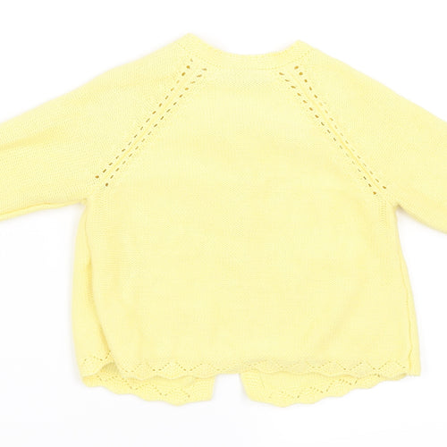 George Girls Yellow   Cardigan Jumper Size 2 Years