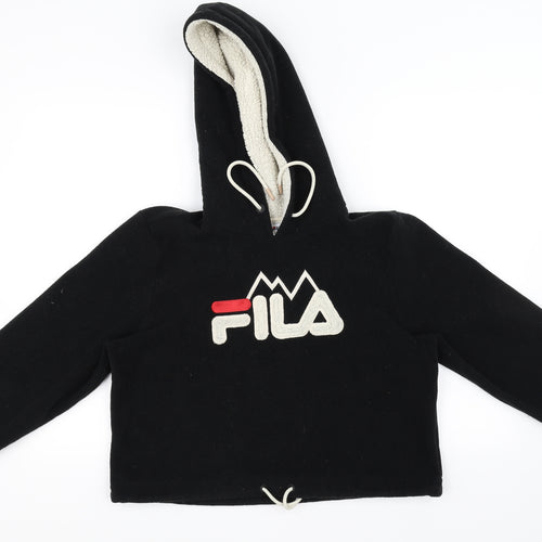 FILA Womens Black   Pullover Hoodie Size M